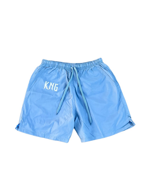 Nylon Shorts Light Blue