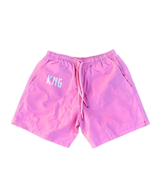 Nylon Shorts Pink