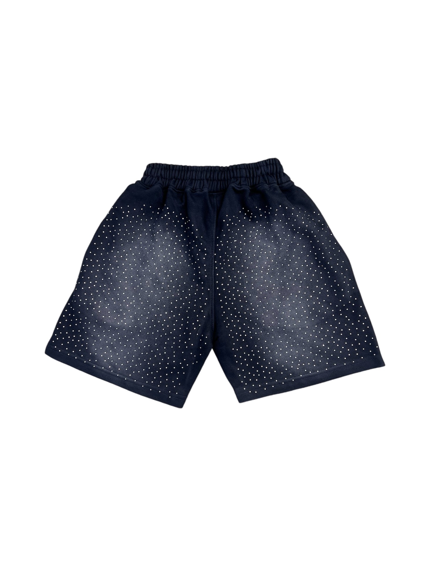 Rhinestone Shorts Sun Dried Black